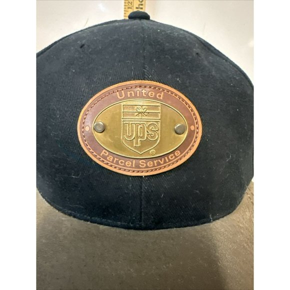 UPS Hat American Needle, Denim With Leather And Metal Patch Strap Adjustment - Picture 1 of 8